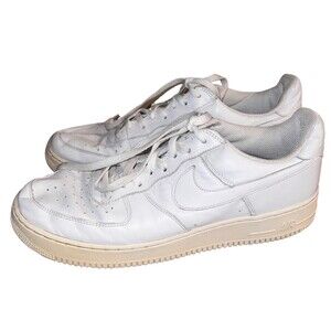 Nike Air Force 1 Low Basketball Shoes Mens Size 12 US White 306353-112
